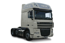 Car Hire Barry - 44 Tonne Sleeper Truck - Truck hire Barry
