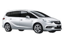 Car Hire Barry - Vauxhall Zafira 7-Seater - Minibus hire Barry